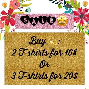 SALE for t-shirt 😍🌸